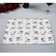 thumbnail image 2 of PKQWTM Lama Animal Pattern Kitchen Dining Table Mats Placemats Size 12x18 Inches, Set of 2 Pieces, 2 of 2
