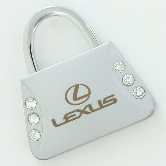 Lexus Crystal Purse Key Ring (Chrome)