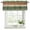 seaweed green, variant on 2 Pack Farmhouse Burnt Orange Brown Valances for Windows Bedroom Living Room Window Treatments, Vintage Wooden Striped Rod Pocket Valance Drapes Short Kitchen Curtains Over Sink 42"x12"