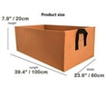 thumbnail image 3 of Vikakiooze Rectangular Garden Growing Bag Plants Bags Square Planting Container Fabric, 3 of 3