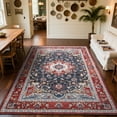 thumbnail image 3 of TWINNIS 8'x10'Area Rug Non-Slip Indoor Carpet Soft Rug for Living Room,Red, 3 of 8