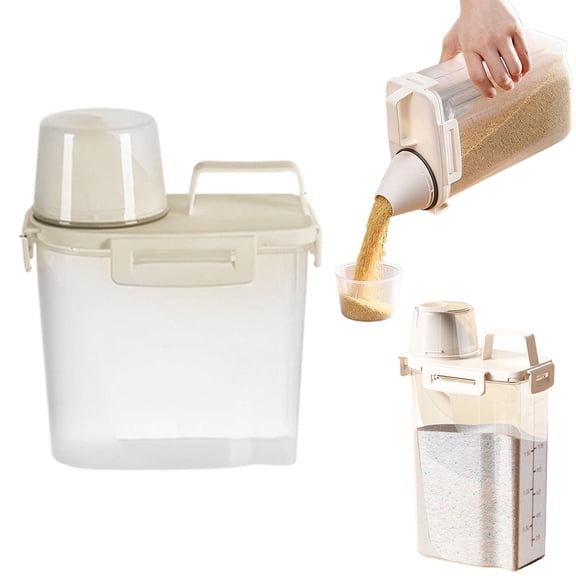 Household Laundry Storage Bucket Large And Small Sizes Plastic With Lid With Handle Ring
