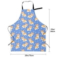 thumbnail image 5 of Bingfone Kawaii Corgi Apron Gifts For Men, Women Professional Grade Chef Apron For Kitchen,Bbq & Grill, 5 of 9