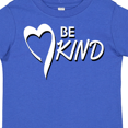 thumbnail image 4 of Inktastic Be Kind with Heart Ribbon in White Text Boys or Girls Toddler T-Shirt, 4 of 5