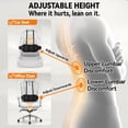 thumbnail image 2 of Lumbar Support Pillow for Car,Back Support for Car Seat Cushion,Adjustable Straps Securely Fixed Car Lumbar Support Pillow for Office Chair - Beige, 2 of 6