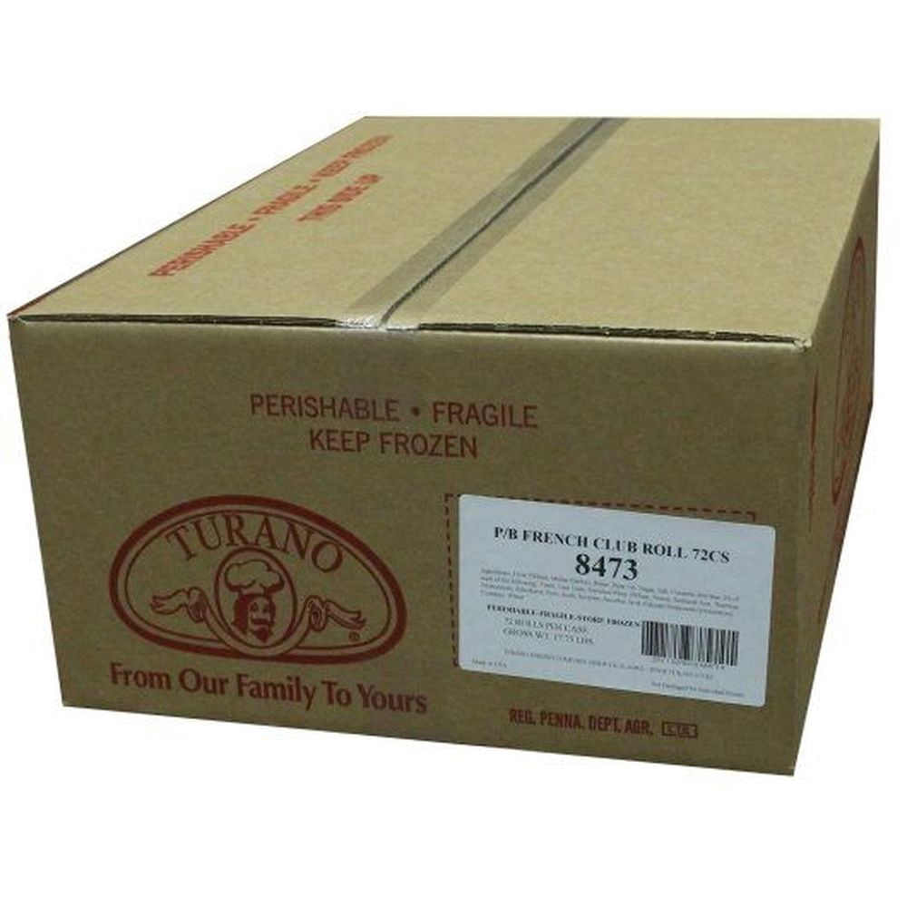 Turano Baking Honey Wheat Cub Dinner Roll - 72 per case.
