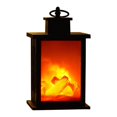 thumbnail image 3 of Maoww Portable LED Fireplace Lantern Flamless Fire Effect Lamp for Home Garden M Square, 3 of 7