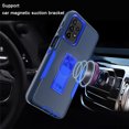 thumbnail image 3 of NIFFPD Samsung A23 5G, Galaxy A23 5G Case with Screen Protector Magnetic Kickstand Car Mount Protection Case Cover for Samsung Galaxy A23 5G Dark blue&Blue, 3 of 7