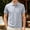 Gray, variant on COSFO Golf Mens Polo Shirt Casual Short Sleeve Striped Shirts Business with Pocket Classic Fit Collared Pullover Tops
