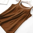 thumbnail image 4 of Zmoon Camisole pour Femmes avec Coussinets de Poitrine, une Pièce, Sans Anneau en Acier, 4 of 6