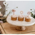 thumbnail image 2 of Boho Daisy Acrylic Cupcake Toppers, Pack of 12, 2 of 4