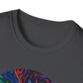 thumbnail image 4 of Dripping Rainbow Skull, Gildan Unisex Softstyle T-Shirt, Graphic Tee, S-3XL, 4 of 5