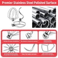 thumbnail image 5 of For KitchenAid Mixer 6 QT Dough Hook K256WW Wire Whip and Flat Blade Paddle Stainless Steel Mixers A, 5 of 5