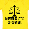 thumbnail image 4 of Inktastic Mommy Little Co Counsel Lawyer Boys or Girls Baby Bodysuit, 4 of 5