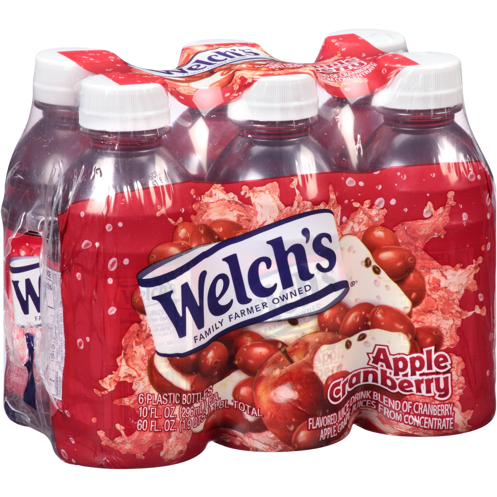 Welch's Apple Cranberry Juice Drink Blend, 10 Fl. Oz., 6 Count