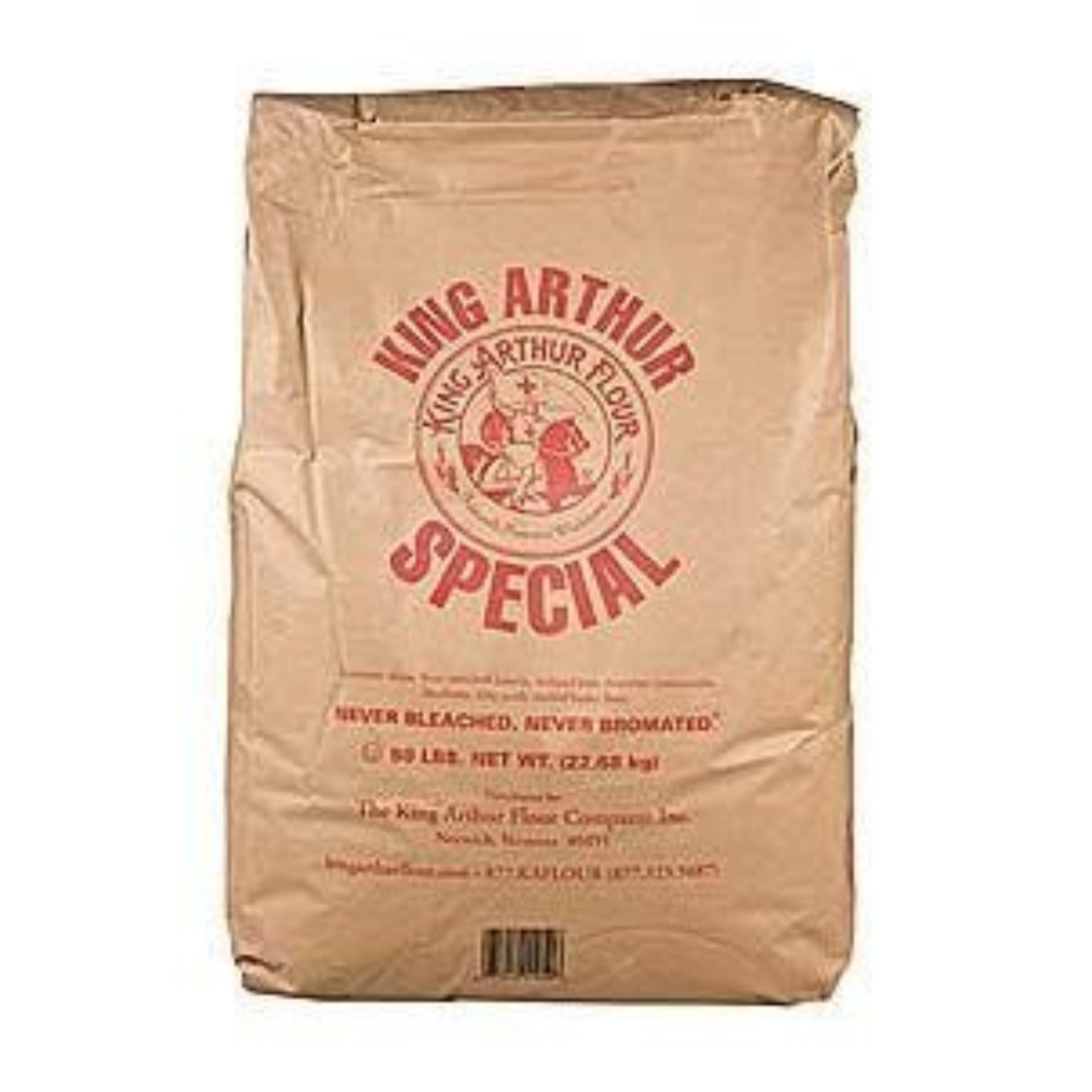King Arthur Unbleached Bread White Flour, 50 Pound