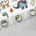 thumbnail image 4 of Castle Fairy Cute Dinosaur Curtains Pack of 2 (42x84 Each),Animal Dino Curtains Blackout, 4 of 6