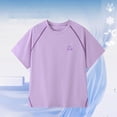 thumbnail image 2 of OGLCCG Girls Boys Athletic Shirts Short Sleeve Performance Tee for Kids Youth Ultra Lightweight Quick Dry Sport Tennis T-Shirt 8-16 Years, 2 of 4