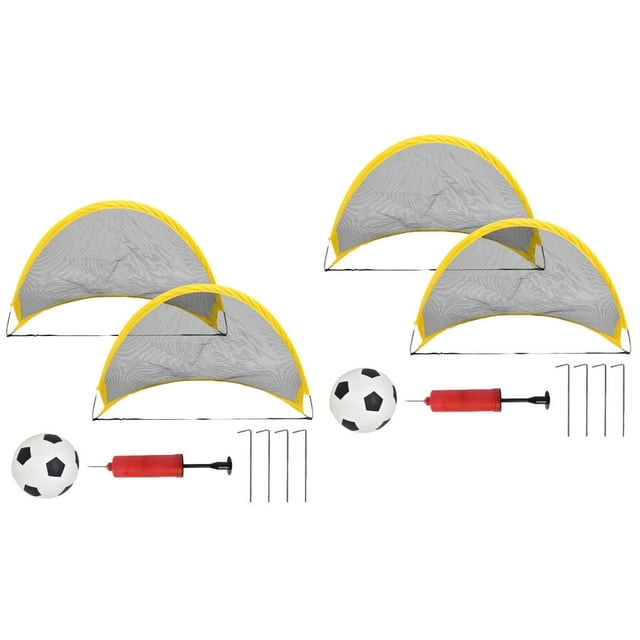 HLONK 2 Jouets de Football pour Enfants Jeu Extérieur pour Mini Entraînement en Filet