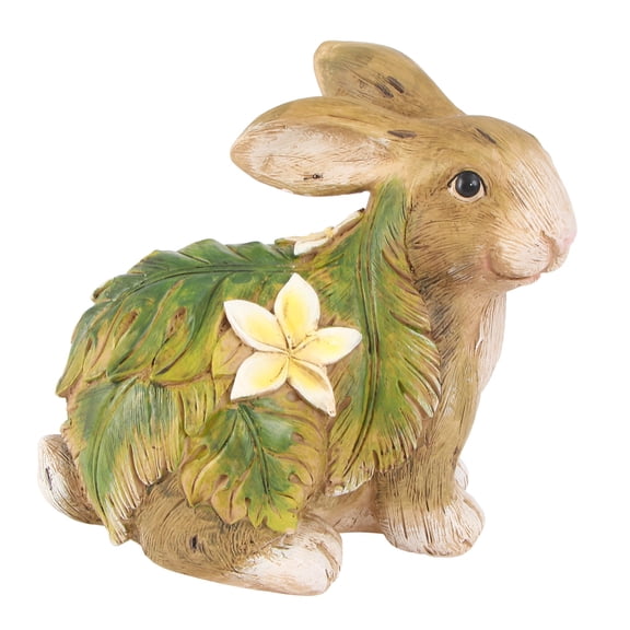 HEMOTON  Garden Ornaments Decor Rabbit Animal Decoration Nature