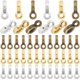 thumbnail image 1 of 300 cuentas espaciadoras de aleación de plata y oro tibetano, con forma de tubo, para anillos con anilla para colgar., 1 of 6