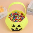 thumbnail image 5 of Extra Large Halloween Woven Basket Long Handle Tote, Storage Bag for Halloween Candy, Gifts, and Toy Organization, 5 of 7