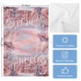thumbnail image 5 of Pink Christmas Kitchen Towels Set of 4, Water Absorbent Dish Towel, Pink Town Xmas Tree Snowflake Decorative Hand Towels - Quick Drying Cloth for Cooking Baking, 18x28 Inch, 5 of 8