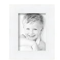 thumbnail image 2 of ArtToFrames 6" x 8" Contemporary White with Lip Picture Frame, 6x8 inch White Wood Poster Frame (WOM-2032), 3 Pack, 2 of 6