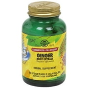 Solgar ginger root extract 60 vegetable capsules
