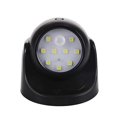 thumbnail image 1 of Black 9 Lamp Beads Led Wall Light Motion Sensor Night Light 360 Degree, 1 of 4
