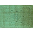 thumbnail image 1 of Ahgly Company Indoor Rectangle Oriental Turquoise Blue Industrial Area Rugs, 6' x 9', 1 of 4