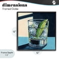 thumbnail image 4 of Stupell Industries Eclectic Strong Gin and Tonic Black Framed Giclee Art, 12 x 12, by Kate Jarvik Birch, 4 of 8