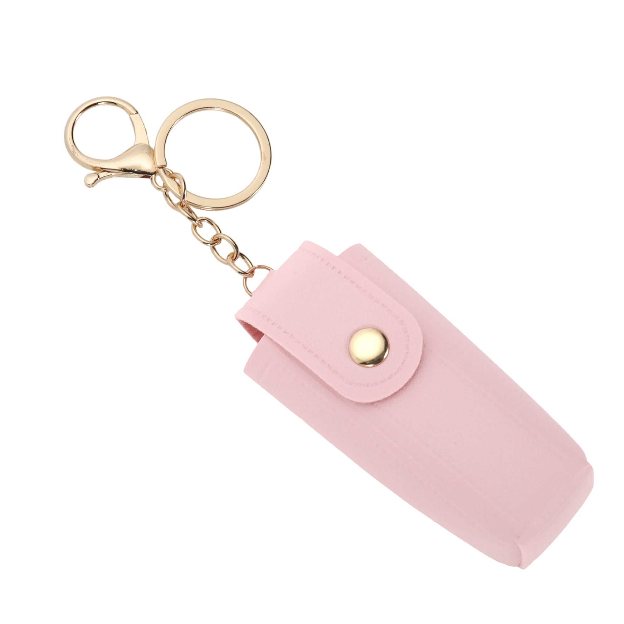 Unique Bargains Colorful Lipstick Bag Handbag Charms Keychains 1 Piece Pink