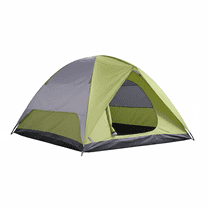 A double-pole tent for four people
