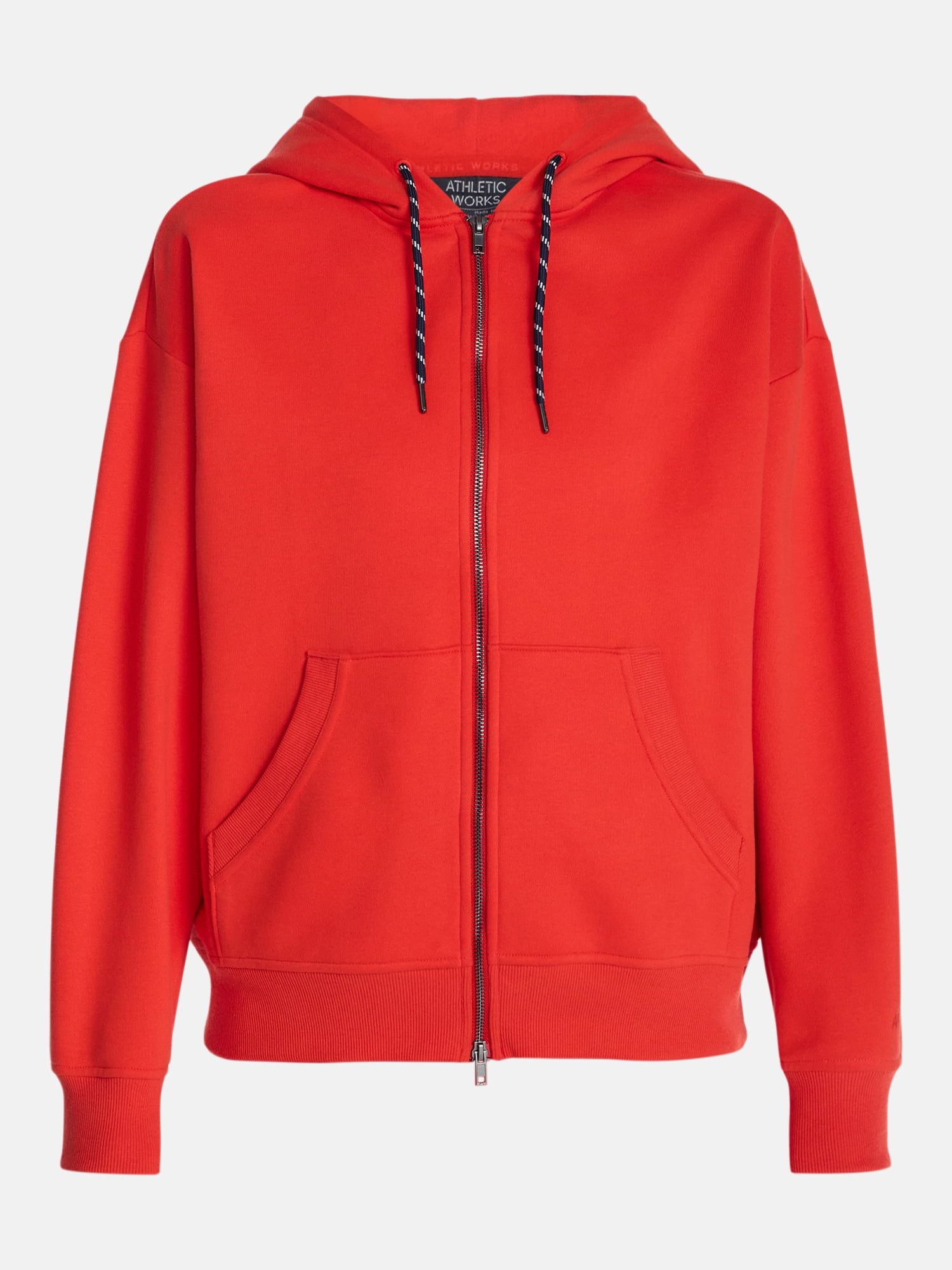 Athletic Works Women's and Women's Plus Full Zip Fleece Hoodie, Sizes XS-4X