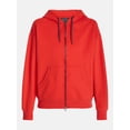 thumbnail image 7 of Athletic Works Women's and Women's Plus Full Zip Fleece Hoodie, Sizes XS-4X, 7 of 7