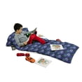 thumbnail image 3 of Floral Floor Pillow Lounger Cover, Eastern Motif Flower Ornament Oriental Pattern Turquoise and Purple Tones, Nap Mat Printed Fabric Case for 5 Pillows, 88" x 27", Quartz and Seafoam, by Ambesonne, 3 of 5