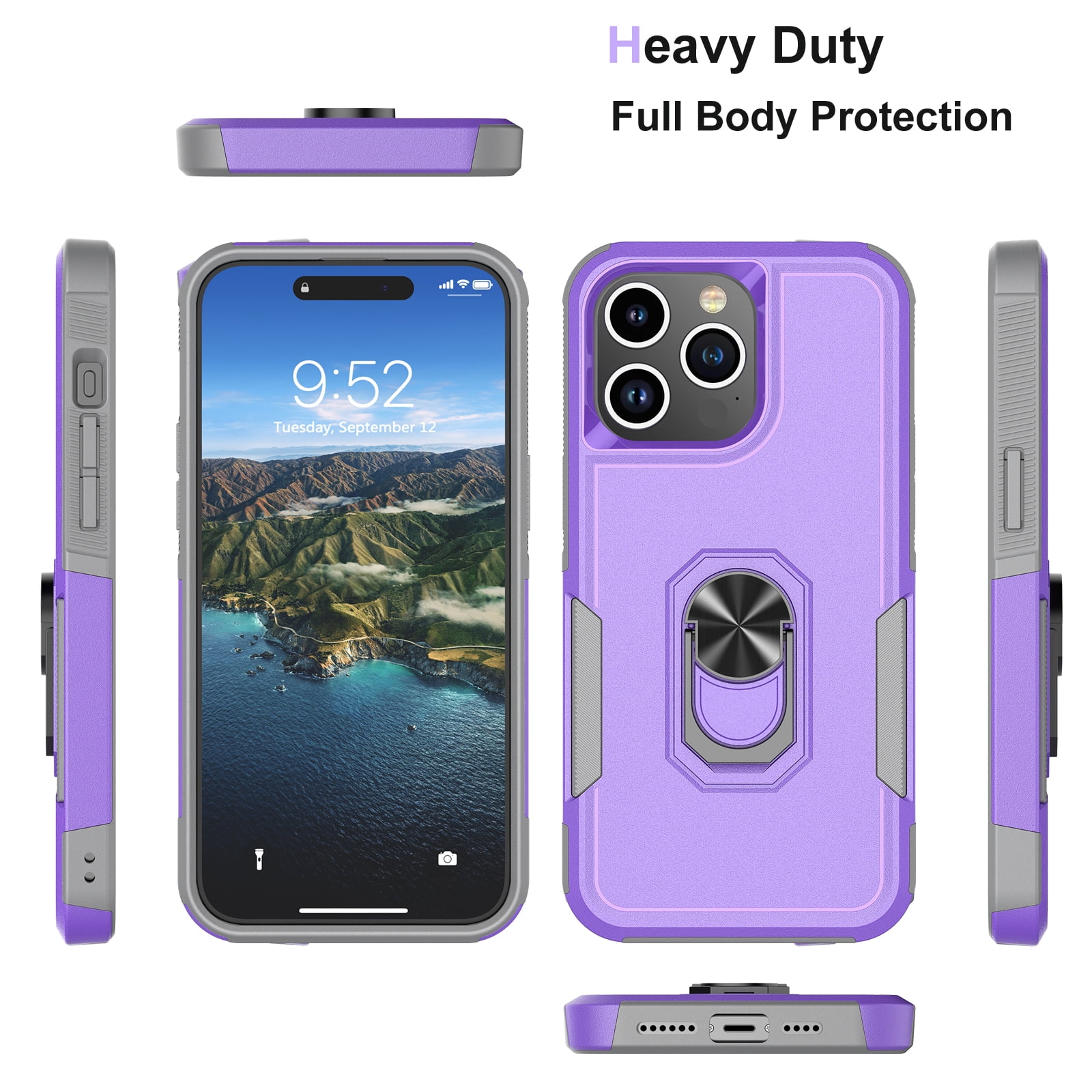 WOLLONY Compatible with iPhone 15 Pro Max Square Case, Luxury  Elegant Phone Case with Kickstand Ring Stand for Women Girls Soft TPU Metal  Shockproof Protective Cover for iPhone 15 Pro Max