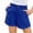 Blue#9527, variant on BOOMNY Toddler Girls Casual Shorts Wide Leg Shorts for Girl Trendy Solid Color Buttons Lightweight Loose Fit Soft Summer Shorts With Pocket