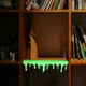 thumbnail image 1 of Wmhnj Estante de metal luminoso con goteo que brilla en la oscuridad para decoracin gtica de fiestas de Halloween, fcil de instalar en la pared o repisa., 1 of 9