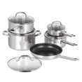 thumbnail image 1 of Cuisinart Single-ply Stainless-steel Cookware Set, 10-piece, 1 of 4