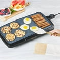 thumbnail image 3 of 20" Family - Sized Electric Griddle: Nonstick, Tabletop, Temperature Control, 1500W, 3 of 6