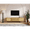 Natural Wood, variant on Rattan TV Stand for 75 Inch TVs, Modern Farmhouse Media Console, Entertainment Center with Solid Wood Legs, Living Room TV Cabinet with Rattan Drawers & Cable Management