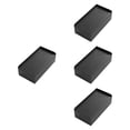 thumbnail image 4 of 4 almohadillas para muebles, elevadores de patas para muebles, resistentes a los golpes y para camas. Negro, 4 of 9