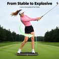 thumbnail image 5 of Golf Pressure Plate, Golf Training Aid for Indoor Practice, Weight Shift Balance Board, 5 of 13
