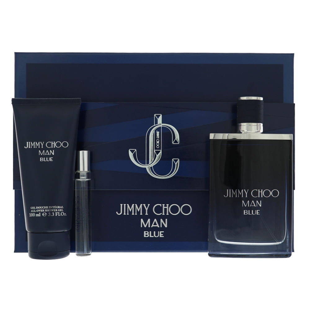 Jimmy Choo Man Fragrance Gift Set for Men 3.3 Eau De Toilette 0.25 Eau De Toilette 3.3 Shower Gel Walmart