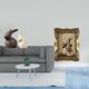 thumbnail image 2 of Estatua de cerámica,Juego de estatuas de cerámica para decoración de mesa de oficina en casa,Marco de fotos,Marco de fotos ornamentado Marco barroco antiguo,Marco de fotos de pared para, 2 of 8