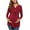 Red, variant on Frostluinai Maternity Shirts,Women'S Maternity Tops V-Neck Front Pleat Tunic Pregnancy Shirts Nursing Blouse Long Sleeve Bandage Solid Color Tops