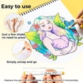 thumbnail image 4 of Ohuhu Acrylic Paint Markers Direct Liquid: 48 Colors Flexible Brush Tip Acrylic Markers High Opacity Paint Pens Waterproof Lightfast for Rock Paintin, 4 of 9