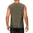 thumbnail image 3 of INSPIRE CHIC Glitter Tank Tops for Men's Metallic Clubwear Sleeveless T-Shirt Party Sparkly Vest, 3 of 5